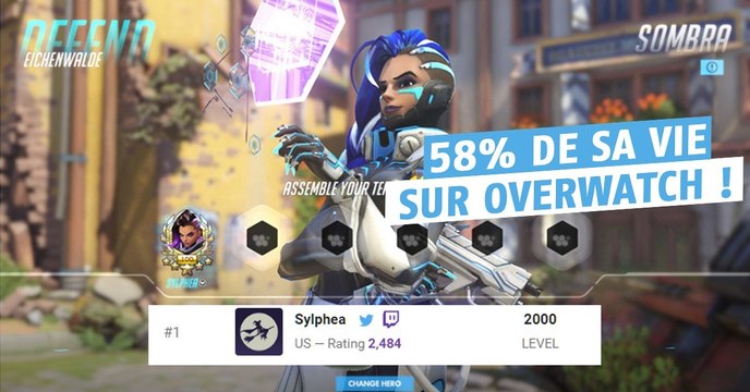 Overwatch : Sylphea est la première à atteindre le niveau 2000