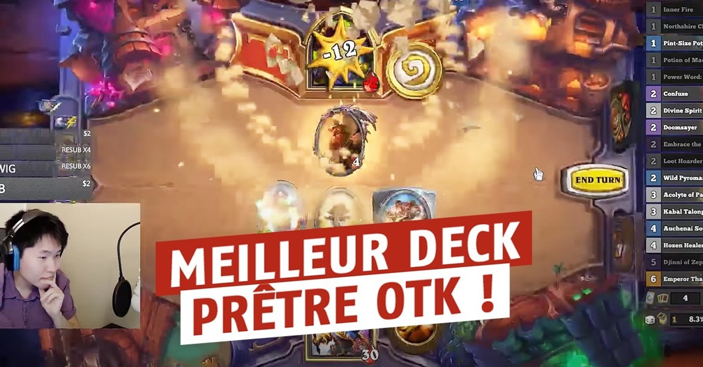 Hearthstone : découvrez le deck prêtre OTK le plus fun du ladder