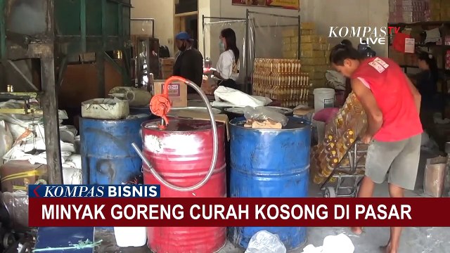 Minyak Goreng Curah Kosong di Pasar, Omzet Pedagang Turun