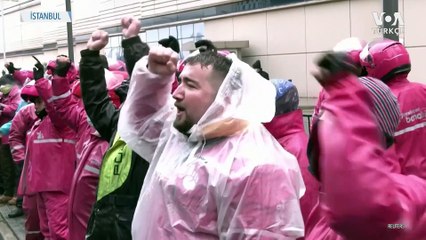 Kuryelerin Grevi Devam Ediyor