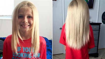 Cet enfant laisse pousser ses cheveux pour lutter contre le cancer