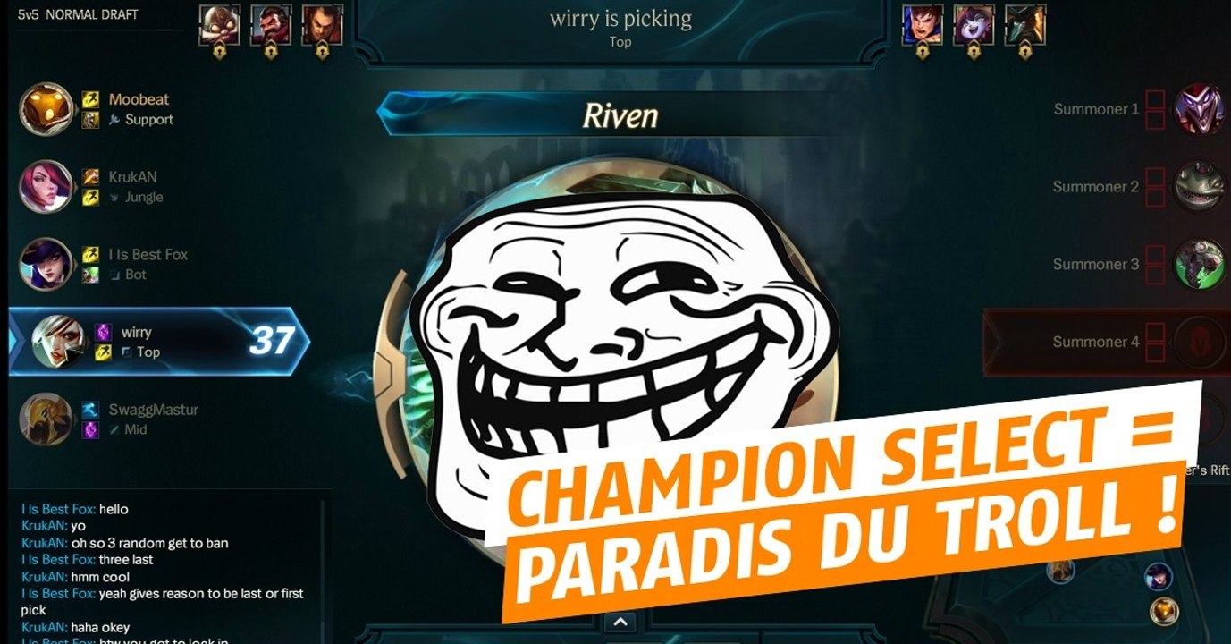 League of Legends : Riot réfléchit enfin à punir les trolls de la sélection des champions