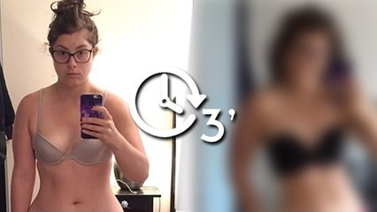 Avec une seule photo, elle démontre qu'il est facile de mentir sur les images avant / après publiées sur internet