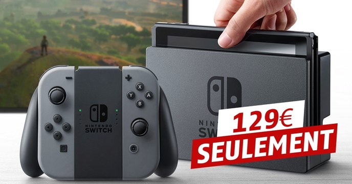 Nintendo Switch : comment avoir la nouvelle console de Nintendo pour seulement 129€