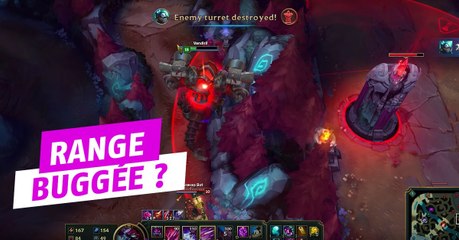 League of Legends : la taille d'un champion augmente la portée des tours