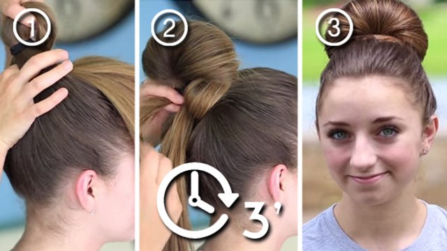 Ce chignon éventail est très élégant. Un look vraiment unique !