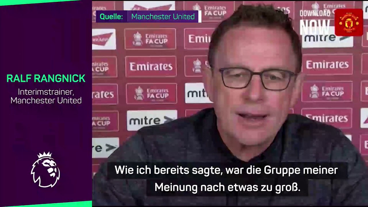 Rangnick über Transfers: 'Zufrieden mit Abgängen'