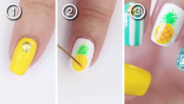 Ce nail art très estival est parfait pour la saison !