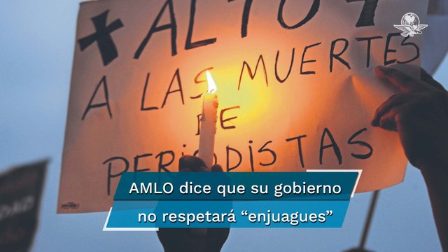 No habrá impunidad en crímenes contra periodistas, asegura AMLO