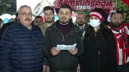 Taraftarlardan Onur Anıtı’na saldırıya meşaleli tepki