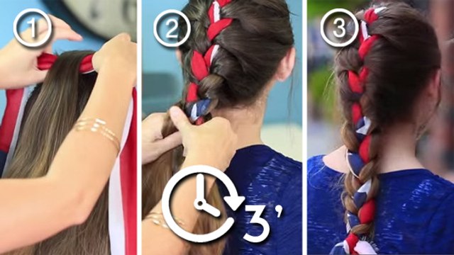 Cette tresse ornée d'un foulard est vraiment unique. Mais elle est très facile à réaliser !