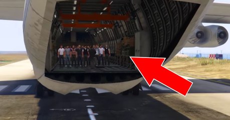 GTA 5 : si on met 100 personnes dans un avion, ça donne quoi ?