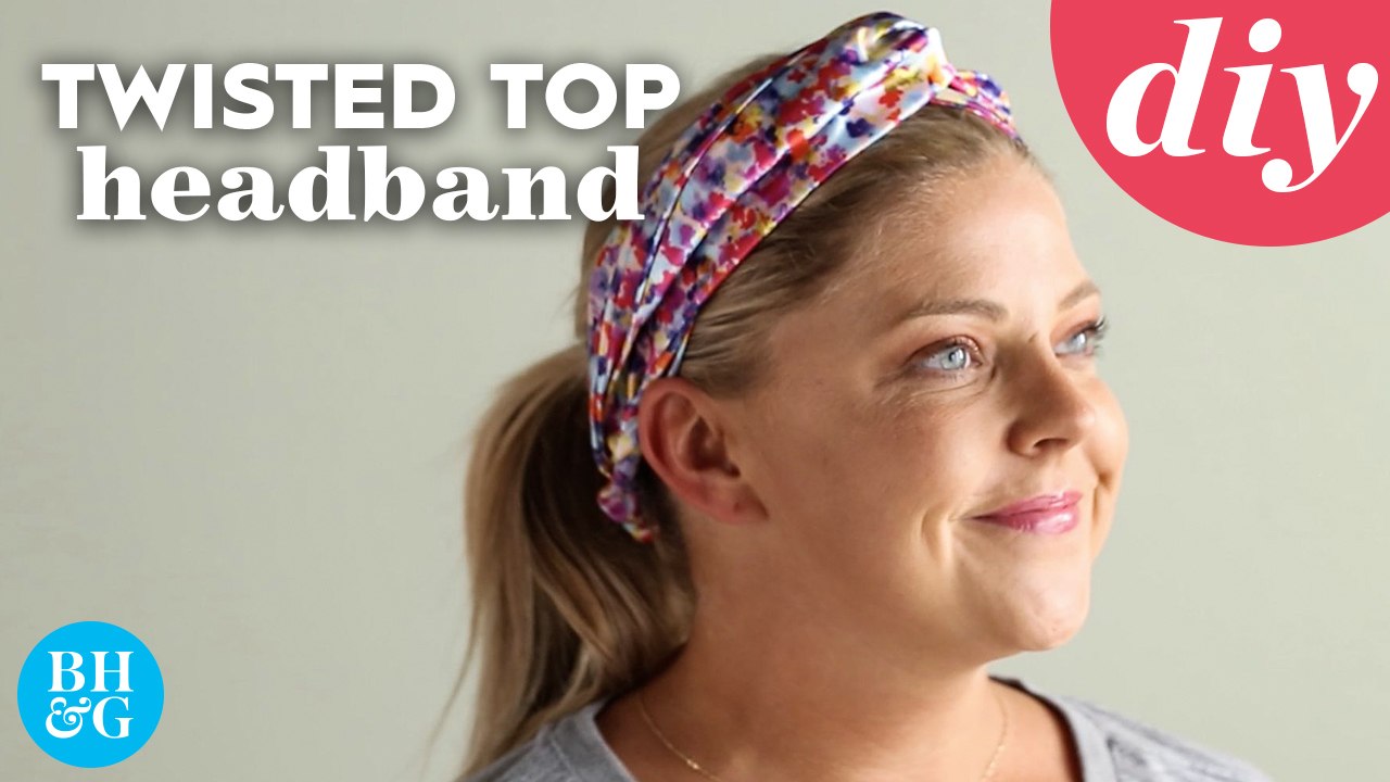 How to Sew a Twisted Top Headband