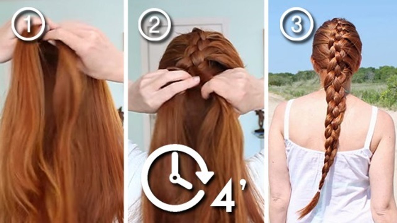 Cette tresse africaine à 4 brins est très simple à faire. Vous n'allez pas en revenir