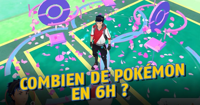 Pokémon Go : combien de Pokémon peut-on attraper avec un leurre de 6 heures ?