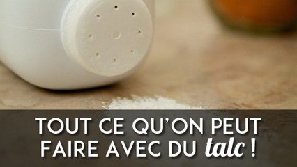 On parie que vous ne saviez pas que le talc pouvait servir à tout ça ?