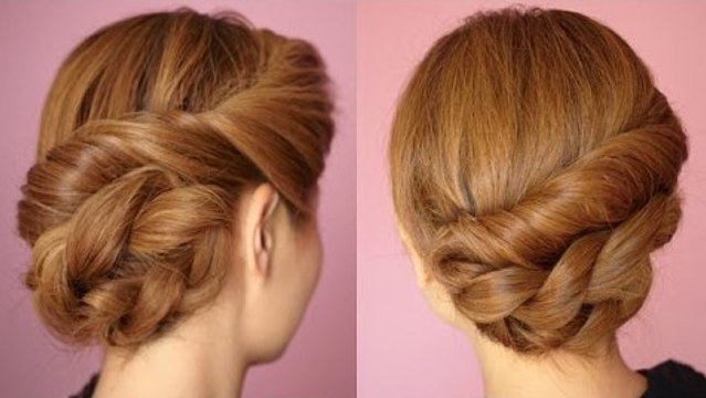Ce chignon twisté est très élégant. Il va épater tout le monde