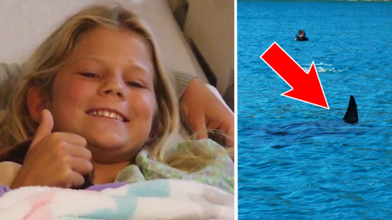Mordue par un requin, une fillette de 10 ans retourne à l'eau pour sauver son amie