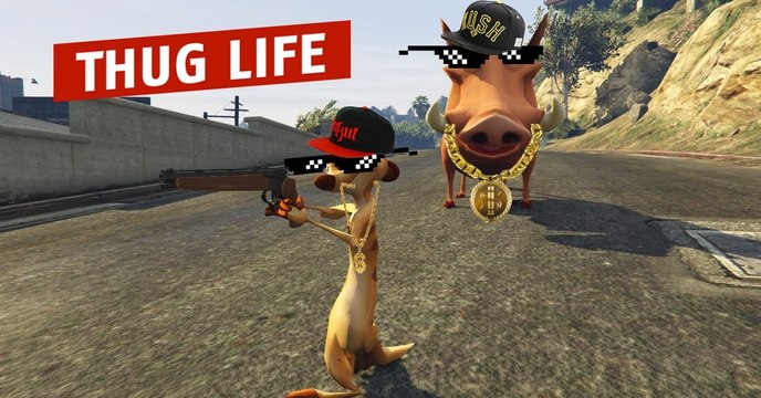 GTA 5 : un mod le Roi Lion pour jouer Simba, Timon et Pumbaa