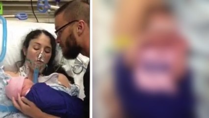 Cette petite fille pleure et réveille sa maman du coma