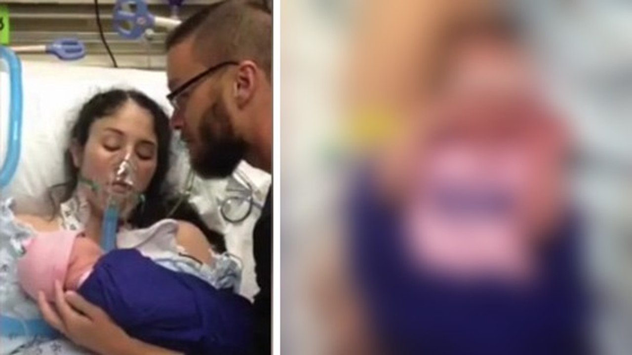 Cette petite fille pleure et réveille sa maman du coma