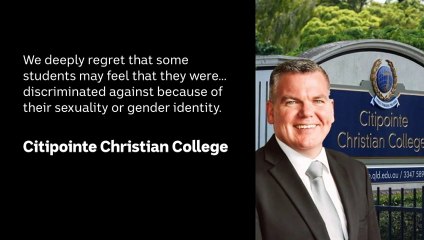 Brisbane's Citipointe Christian College withdraws sexuality contract after backlash