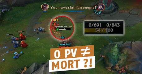 League of Legends : survivre avec 0 point de vie, c'est apparemment possible