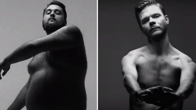 Dressmann : la marque de sous-vêtements met en scène des mannequins homme grande-taille