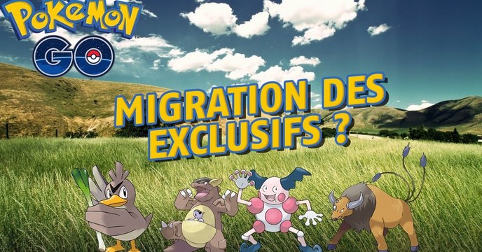 Pokémon Go : les Pokémon exclusifs aux régions vont peut-être migrer d'après Niantic