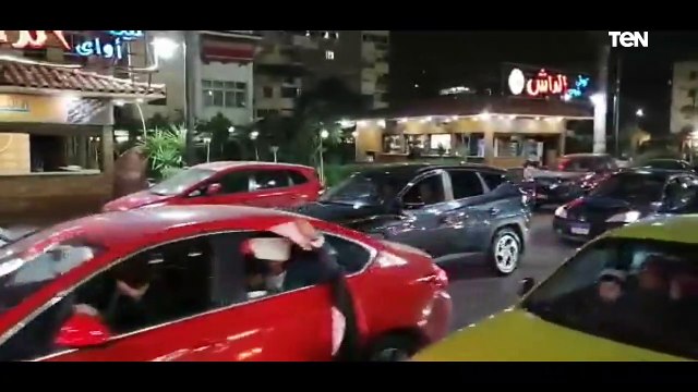 شاهد.. جماهير بورسعيد تخرج للشوارع احتفالا بفوز مصر على الكاميرون والصعود لنهائي أمم أفريقيا