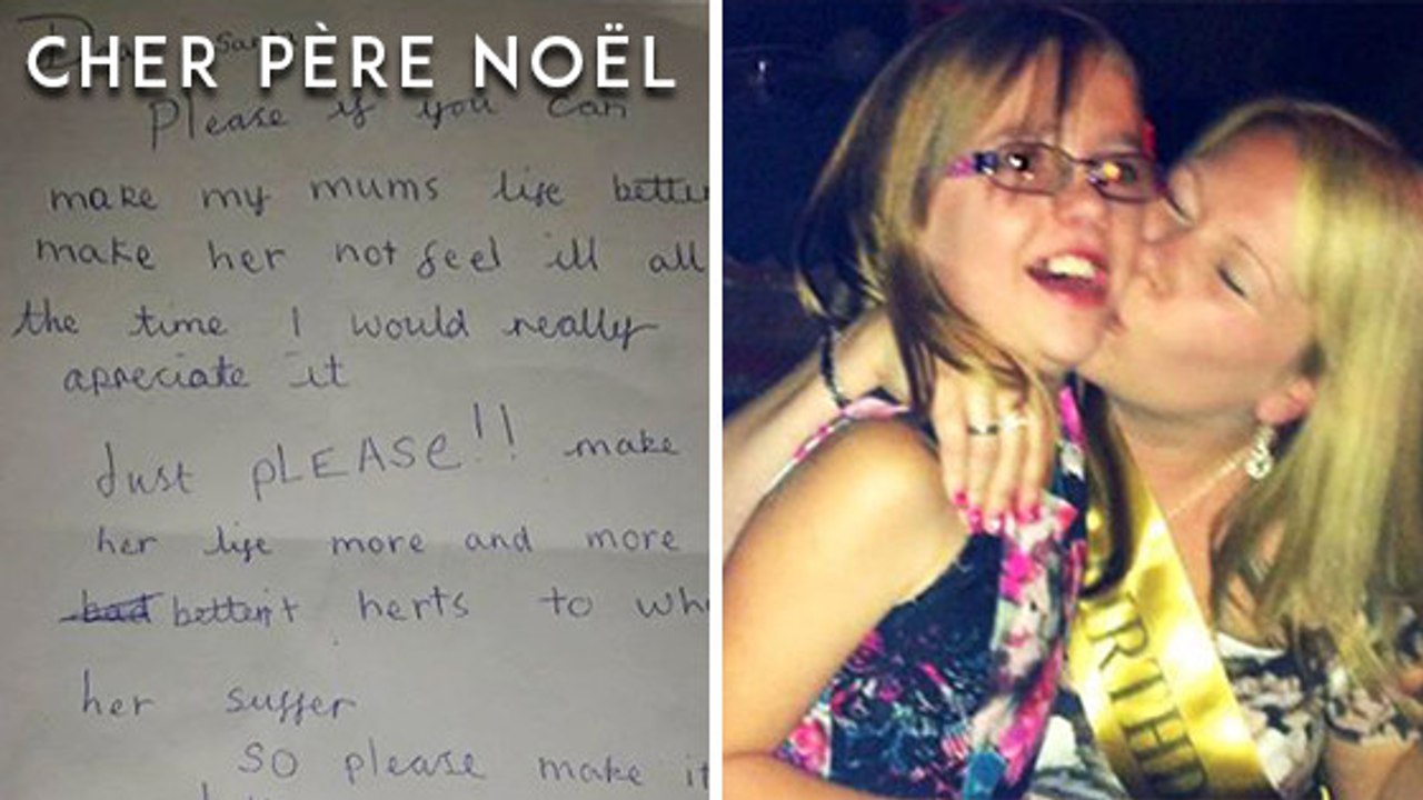 La lettre bouleversante d'une petite fille au père Noël