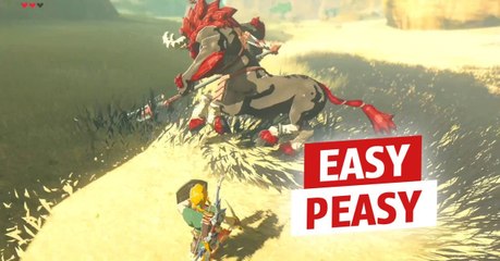 Zelda Breath of the Wild : un joueur détruit un Lynel sans armure et avec seulement 3 cœurs
