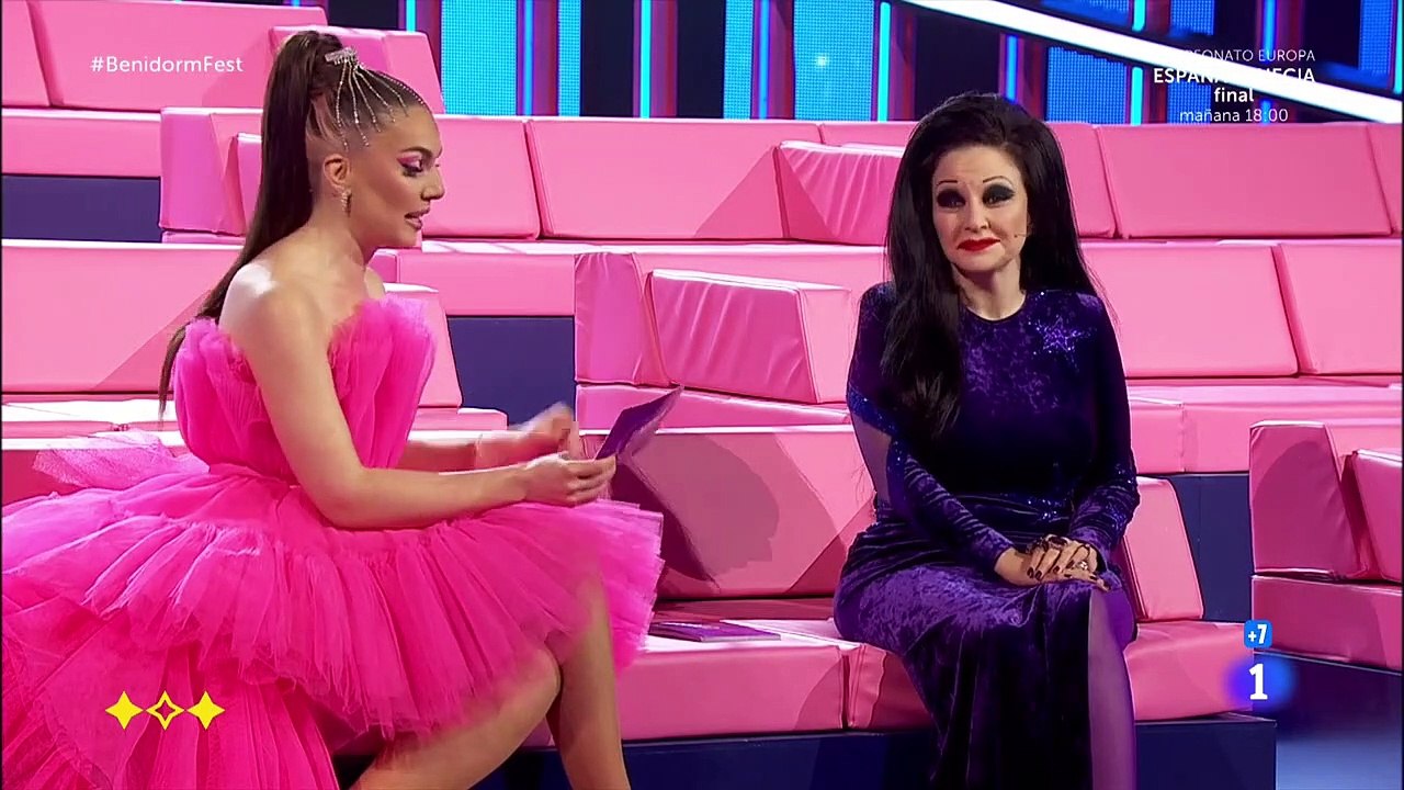 El momento en el que Inés Hernand habló Galego en la gran final del Benidorm Fest