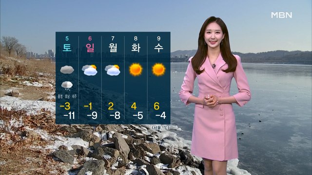 [굿모닝MBN 날씨]절기 '입춘' 매서운 추위 기승…밤부터 서쪽 지역 눈