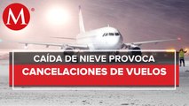 En Chihuahua, aumentan precauciones por tormenta invernal; cancelan clases y 14 vuelos