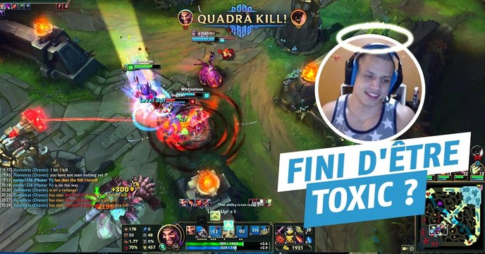 League of Legends : Tyler1 ne veut plus être le joueur le plus toxique du jeu
