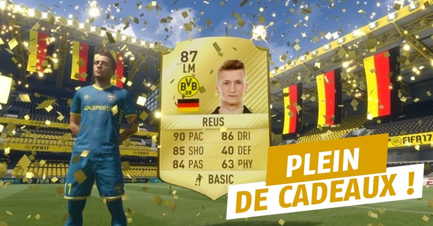 FIFA 17 : EA offre plein de cadeaux aux joueurs de FUT