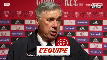 Ancelotti : « Cela fait mal » - Foot - Coupe du Roi - Real