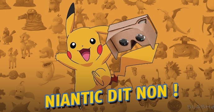 Pokémon Go : Niantic et la VR ne font pas de bons amis