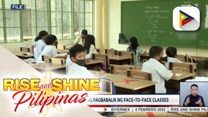 Palasyo, suportado ang pagbabalik ng face-to-face classes