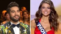 Miss France 2016 : Julia Courtès, Miss Provence, fait craquer Kendji Girac en plein direct