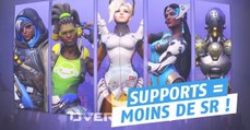 Overwatch : Blizzard sait que les supports gagnent bien moins de SR et s'en fiche