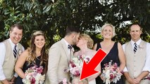 Avec ce baiser, une fillette vole la vedette à sa mère sur la photo officielle de mariage