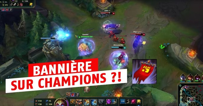 League of Legends : et si la bannière de commande pouvait s'utiliser sur les champions ?