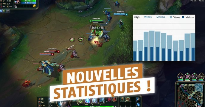 League of Legends : avec ses nouvelles statistiques in-game, les supports sont à l'honneur