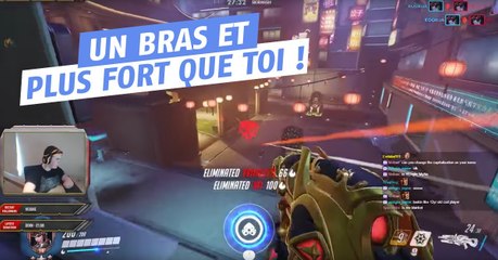 Overwatch : ce joueur atteint le master avec une seule main