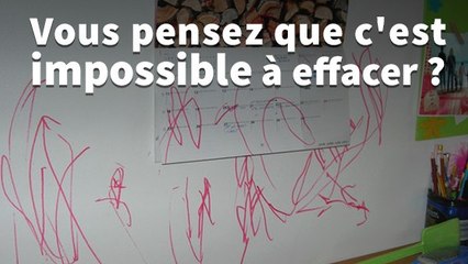 Astuce : Comment effacer les marques de crayons sur les murs sans avoir à les repeindre ?