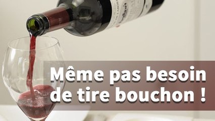 Astuce : comment ouvrir une bouteille de vin sans tire-bouchon ?