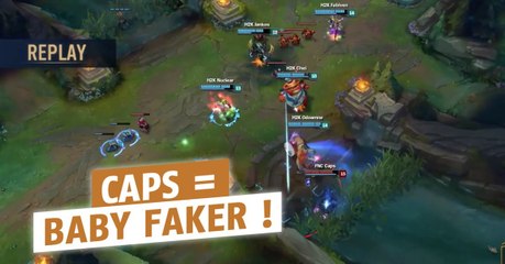 League of Legends : voici pourquoi Caps est surnommé Baby Faker