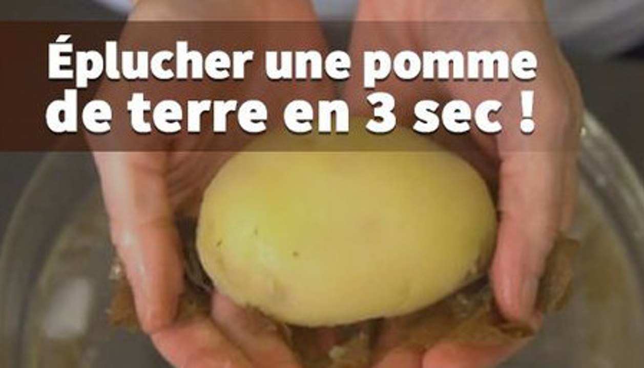 Astuce : Comment éplucher des pommes de terre déjà cuites en quelques secondes sans se brûler ?
